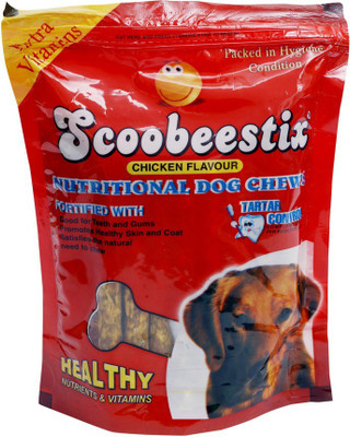 Scoobee Pet Dog Chicken Flavor Chew Stix Puppies Dog Chew Sticks Scoobeestix Value Pack of 450 Gm Chicken Dog Treat(450 g)
Scoobee Pet Dog Chicken Flavor Chew Stix Puppies Dog Chew Sticks Scoobeestix Value Pack of 450 Gm Chicken Dog Treat(450 g)