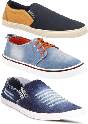 Chevit Combo Pack of 3 Casual Shoes (Loafers Shoes) Sneakers For Men (Blue, Navy) Sneakers For Men(Blue, Navy
Chevit Combo Pack of 3 Casual Shoes (Loafers Shoes) Sneakers For Men (Blue, Navy) Sneakers For Men(Blue, Navy
