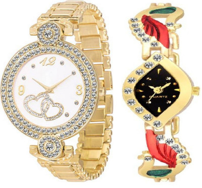 TRUE KART Gold Stylish & Peacoke Style Bracellate Pattern Jewellery Combo Watch - For Women
TRUE KART Gold Stylish & Peacoke Style Bracellate Pattern Jewellery Combo Watch - For Women