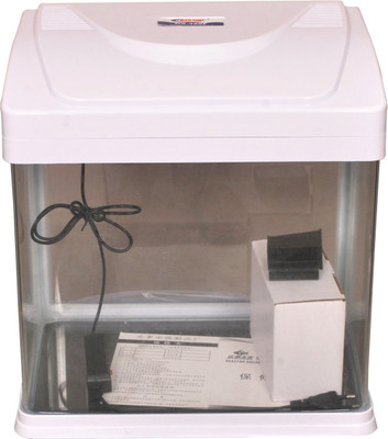 Aquapetzworld HX-320F White fish Aquarium Tank(18 Litre) Rectangle Aquarium Tank(18)
