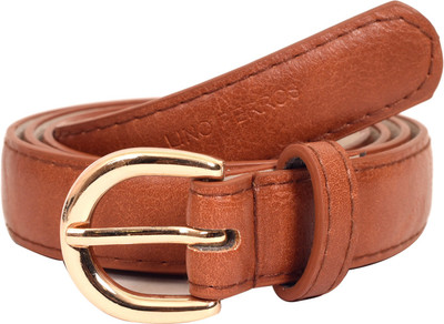 Lino Perros Women Party Brown Artificial Leather Belt
