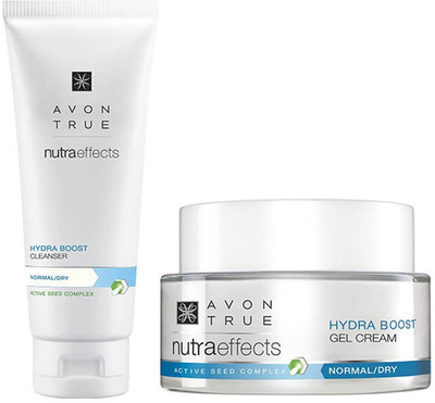 Avon True Nutraeffects Hydra Boost Gel Light Cream 50g + Hydra Boost Cleanser 100g(Set of 2)
Avon True Nutraeffects Hydra Boost Gel Light Cream 50g + Hydra Boost Cleanser 100g(Set of 2)