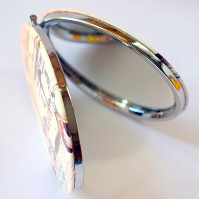 oramsa Multicolor Printed Designer Compact Mirror - Dual Mirror, (Normal and 3x Magnification)
oramsa Multicolor Printed Designer Compact Mirror - Dual Mirror, (Normal and 3x Magnification)