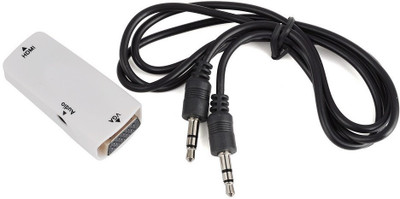 Microware 1080P HDMI Female to VGA Female Video Converter Adapter Cable Support Audio Output For PC DVD HDTV HDMI Cable(Compatible with Mobile, Laptop, Tablet, Mp3, Gaming Device, White)
Microware 1080P HDMI Female to VGA Female Video Converter Adapter Cable Support Audio Output For PC DVD HDTV HDMI Cable(Compatible with Mobile, Laptop, Tablet, Mp3, Gaming Device, White)