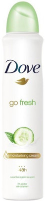 Dove Go Fresh (Cucumber & Green Tea Scent) Deodorant Spray - For Men & Women(250 ml)
Dove Go Fresh (Cucumber & Green Tea Scent) Deodorant Spray - For Men & Women(250 ml)