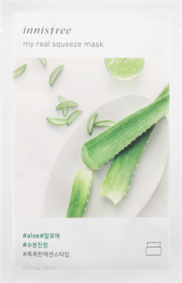 Innisfree My Real Squeeze Mask - Aloe(sheet mask)(20 ml)