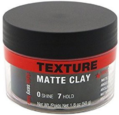 Sexy Hair Sysh Texture Matte Clay Pomade, 1.8 Ounce(53.24 ml)