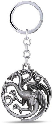 Manishiwani Game of Thrones Fire and blood Targaryen Dynasty Badge 3D metal Key Chain (Silver) Key Chain
Manishiwani Game of Thrones Fire and blood Targaryen Dynasty Badge 3D metal Key Chain (Silver) Key Chain