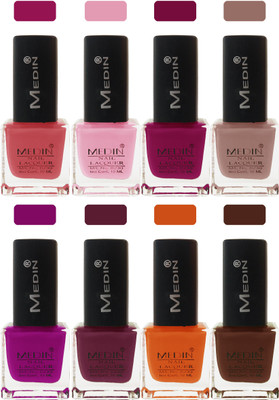 Medin paris cosmetics makeup fashion matte Nail Polish lady Combo Set of 8 multicolor 11(Pack of 8)
Medin paris cosmetics makeup fashion matte Nail Polish lady Combo Set of 8 multicolor 11(Pack of 8)