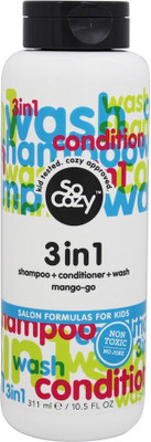 SoCozy Cinch 3 In 1 Shampoo + Conditioner Body Wash For Kids Mango-Go 10.5(311 ml)
SoCozy Cinch 3 In 1 Shampoo + Conditioner Body Wash For Kids Mango-Go 10.5(311 ml)
