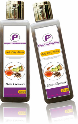 Purple EssentioNaturals pf2 Amla Mulethi Reetha shampoo(100 ml)