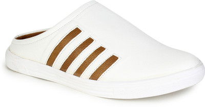 Moonwalk Casuals For Men(White, Tan