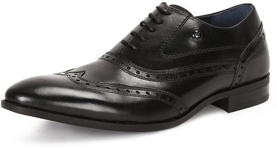 Louis Philippe Lace Up For Men(Black