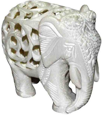 Pooja Creation Marble Stone Elephant Unique Pieces Decorative Showpiece - 11 cm(Stoneware, White)
Pooja Creation Marble Stone Elephant Unique Pieces Decorative Showpiece - 11 cm(Stoneware, White)