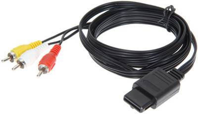ACUTAS TV-out Cable 6FT AV TV RCA Video Cord Cable for SNES GameCube for Nintendo N64 64 Game Cable for SFC & 2 Audio Output Connectors(Black, For TV)
ACUTAS TV-out Cable 6FT AV TV RCA Video Cord Cable for SNES GameCube for Nintendo N64 64 Game Cable for SFC & 2 Audio Output Connectors(Black, For TV)