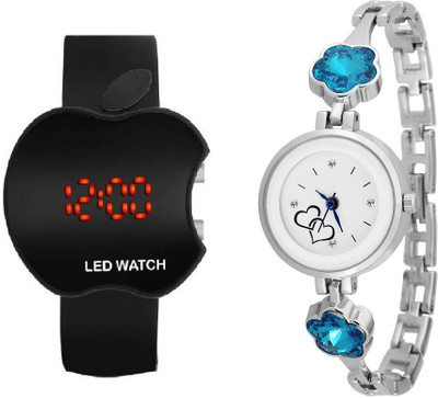COSMIC Silver Mermaid flower bracelet wrist watch kids apple digital Watch Watch - For Girls
COSMIC Silver Mermaid flower bracelet wrist watch kids apple digital Watch Watch - For Girls