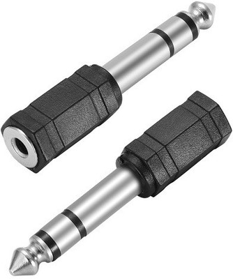 Gtd Essentials 3.5 mm Female to 6.5mm Male Headphone Audio Jack Adapter Pluge Converter NEW(Black)
Gtd Essentials 3.5 mm Female to 6.5mm Male Headphone Audio Jack Adapter Pluge Converter NEW(Black)