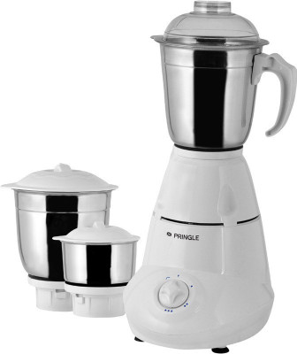 Pringle Vigor 550 W Juicer Mixer Grinder(White, 3 Jars)