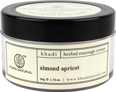 Khadi Natural AYURVEDIC ALMOND & APRICOT MASSAGE CREAM(50 g)