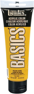 Liquitex BASICS Acrylic Paint 4-oz tube, Yellow Oxide(Set of 1, BASICS Acrylic Paint)
Liquitex BASICS Acrylic Paint 4-oz tube, Yellow Oxide(Set of 1, BASICS Acrylic Paint)