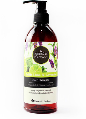 Phutawan 100% Natural Anti Dandruff Hair Shampoo(320 ml) 
Phutawan 100% Natural Anti Dandruff Hair Shampoo(320 ml)