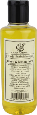 Khadi Natural AYURVEDIC HONEY & LEMON JUICE HAIR CLEANSER(210 ml)
