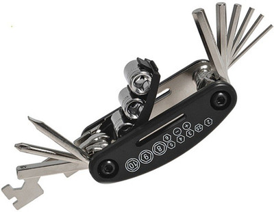 AlexVyan 15 in 1 Multi-function Bicycle Tools Sets Bike Bicycle Multi Repair Tool Kit Hex Spoke Wrench Mountain Cycle Screwdriver Tool Cycling Cycle Tool Kit