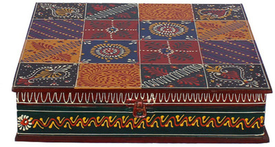 Apkamart Handicraft Jewelry Box - 12 Inch - Wooden Multi Utility Box for Table Decor and Gifts Makeup and Jewellery Vanity Box(Multicolor)
Apkamart Handicraft Jewelry Box - 12 Inch - Wooden Multi Utility Box for Table Decor and Gifts Makeup and Jewellery Vanity Box(Multicolor)