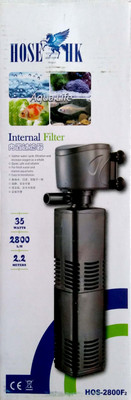 DANI'Z HOSE 2800F AQUARIUM INTERNAL FILTER PURE COPPER MOTOR 2800L/H 35WATTS VERY FAST RESULT Power Aquarium Filter(Mechanical Filtration for Salt Water and Fresh Water)
DANI'Z HOSE 2800F AQUARIUM INTERNAL FILTER PURE COPPER MOTOR 2800L/H 35WATTS VERY FAST RESULT Power Aquarium Filter(Mechanical Filtration for Salt Water and Fresh Water)