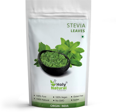 Holy Natural Stevia Leaves (Dried) - 100 GM Sweetener(100 g)