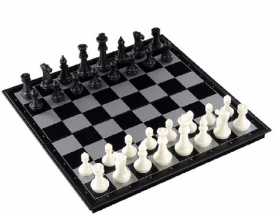 deziine Folding Magnetic Chess Board Black and White 9.5 inch 9.5 inch Chess Board(Multicolor)
deziine Folding Magnetic Chess Board Black and White 9.5 inch 9.5 inch Chess Board(Multicolor)