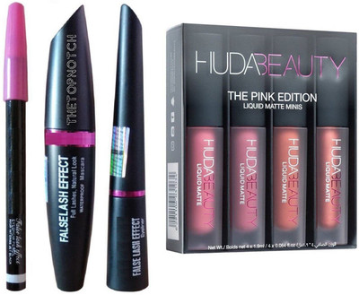 TheTopNotch Eye Brow Pencil & Mascara & Eye Liner & Huda Beauty Pink Edition(Set of 7)
TheTopNotch Eye Brow Pencil & Mascara & Eye Liner & Huda Beauty Pink Edition(Set of 7)