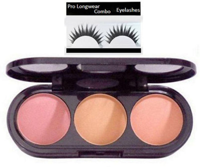 Pro longwear combo Eyelashes, 3 Shade Vivaglam Flamingo Pressed Powder Blush Multi 18 gm(Set of 2)
Pro longwear combo Eyelashes, 3 Shade Vivaglam Flamingo Pressed Powder Blush Multi 18 gm(Set of 2)