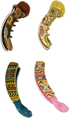 New Arihant Traders New Arihant Traders- Premium Quality Hair Accessories Set for Women & Girls (Combo of 2 Banana Clip & 2 Mirch Shape Clip) Hair Claw, Hair Clip, Hair Accessory Set, Banana Clip(Multicolor)
New Arihant Traders New Arihant Traders- Premium Quality Hair Accessories Set for Women & Girls (Combo of 2 Banana Clip & 2 Mirch Shape Clip) Hair Claw, Hair Clip, Hair Accessory Set, Banana Clip(Multicolor)