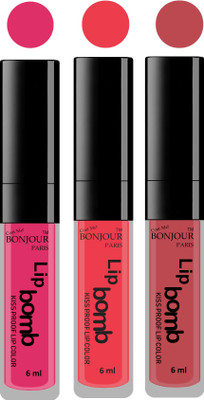 Bonjour Paris Long lasting velvet matte lipstick(pink, irresistble pink, nude, 18 g)
Bonjour Paris Long lasting velvet matte lipstick(pink, irresistble pink, nude, 18 g)