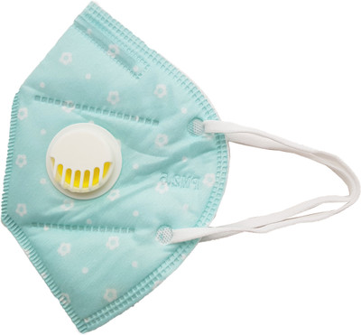 Vritraz N95 PM 2.5 Anti-Pollution Activated Carbon Face Mask with Breathing Valve (Turq,Pack of 1) Mask
Vritraz N95 PM 2.5 Anti-Pollution Activated Carbon Face Mask with Breathing Valve (Turq,Pack of 1) Mask
