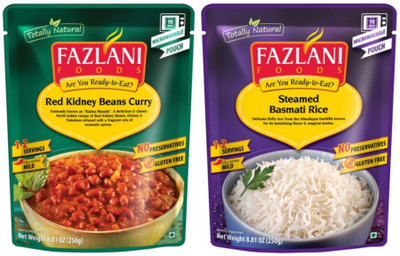 Fazlani Foods Ready To Eat Rajma Masala (Red kidney Beans) Curry with Steamed Basmati Rice 500 g
Fazlani Foods Ready To Eat Rajma Masala (Red kidney Beans) Curry with Steamed Basmati Rice 500 g