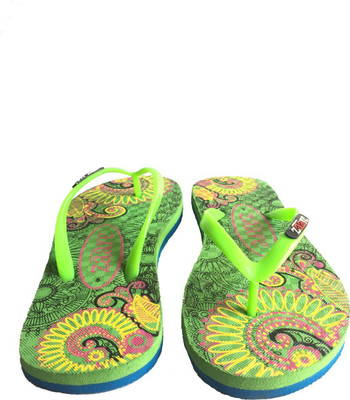 zaare Mayur-Green Slippers