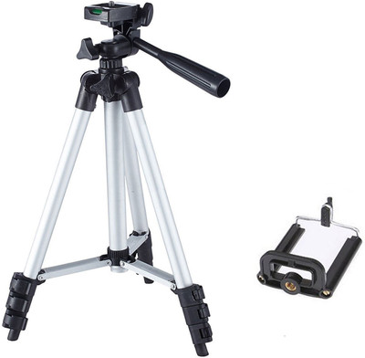 BUY SURETY Tripod-3110 Portable Camera Stand Tripod(Silver & Black, Supports Up to 1500 g)
BUY SURETY Tripod-3110 Portable Camera Stand Tripod(Silver & Black, Supports Up to 1500 g)