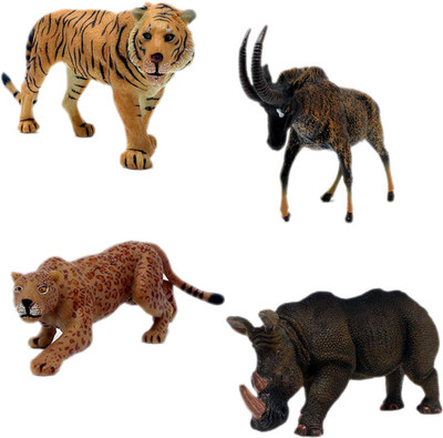 Tootpado Cheetah Rhinoceros Wild Animals Toy Figure - Pack of 4 (CTNG68) - Realistically Detailed(Multicolor)
Tootpado Cheetah Rhinoceros Wild Animals Toy Figure - Pack of 4 (CTNG68) - Realistically Detailed(Multicolor)