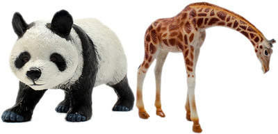 Tootpado Panda and Giraffe Animal Toy Figure - Pack of 2 (CTNG25) - Big Realistically Detailed(Multicolor)
Tootpado Panda and Giraffe Animal Toy Figure - Pack of 2 (CTNG25) - Big Realistically Detailed(Multicolor)