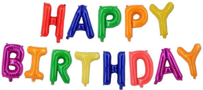 PartyballoonsHK Solid 17 Inch HAPPY BIRTHDAY letter foil balloons Banner – Funky Rainbow Balloon(Multicolor, Pack of 1)
PartyballoonsHK Solid 17 Inch HAPPY BIRTHDAY letter foil balloons Banner – Funky Rainbow Balloon(Multicolor, Pack of 1)