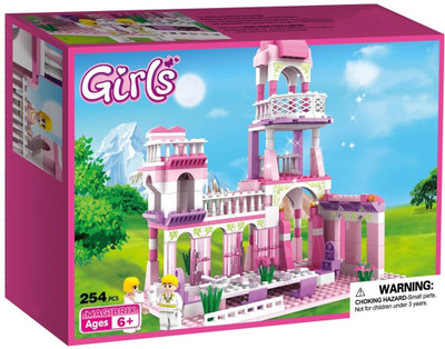 Webby Girls Princess Castle Royal Feast Kids Toys Bricks Construction, 254 Pieces(Multicolor)
Webby Girls Princess Castle Royal Feast Kids Toys Bricks Construction, 254 Pieces(Multicolor)