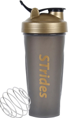 STrides Gold Protein Shaker ( Pack of 1 -600ml ) 600 ml Shaker(Pack of 1, Gold), Gold;black
STrides Gold Protein Shaker ( Pack of 1 -600ml ) 600 ml Shaker(Pack of 1, Gold), Gold;black