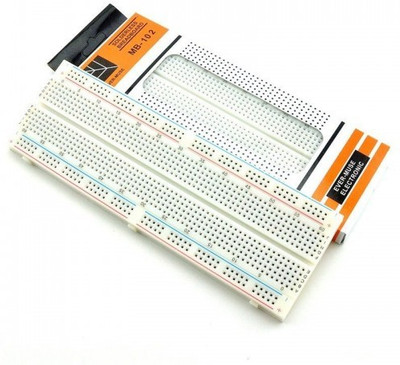 arduino MB102 830 Points Solderless Prototype PCB Breadboard Temperature Sensor and Controller Electronic Hobby Kit
arduino MB102 830 Points Solderless Prototype PCB Breadboard Temperature Sensor and Controller Electronic Hobby Kit