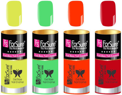 FORSURE matte finish Color Show Party Girl Nail Paint, Gel base Nail Enamel Multicolor18(Pack of 4)
FORSURE matte finish Color Show Party Girl Nail Paint, Gel base Nail Enamel Multicolor18(Pack of 4)