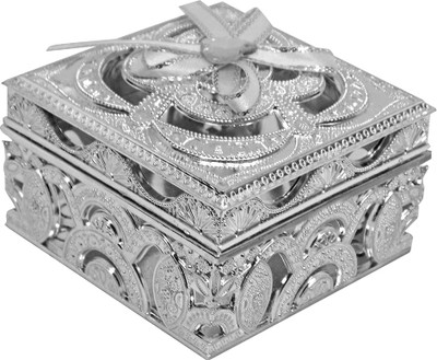 AASA Jewellery Box, Dry Fruit Box for Home Use, Silver Jewellery box Vanity Box(Silver)
AASA Jewellery Box, Dry Fruit Box for Home Use, Silver Jewellery box Vanity Box(Silver)