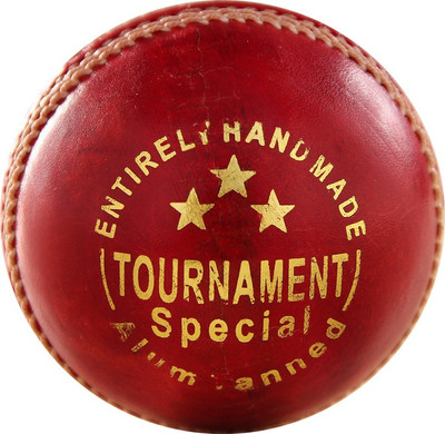 SA Sports TOURNAMENT Cricket Leather Ball(Pack of 1, Red)