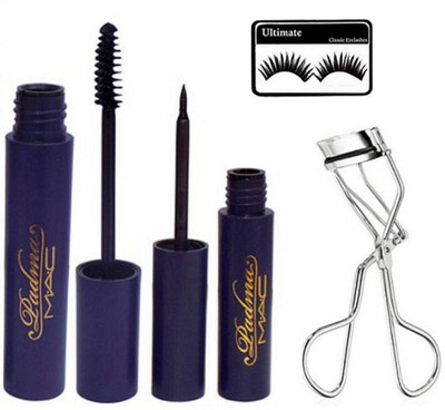 Ultimate Eyelashes With Eyelashes Curler & Mac Padhma Eyeliner And Mascara(Set of 4)
Ultimate Eyelashes With Eyelashes Curler & Mac Padhma Eyeliner And Mascara(Set of 4)