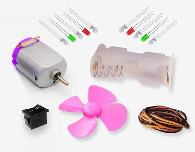 REES52 Hobby Dc Motor + Battery Holder + Switch + 8 Leds + Propeller + Wire Electronic Components Electronic Hobby Kit
REES52 Hobby Dc Motor + Battery Holder + Switch + 8 Leds + Propeller + Wire Electronic Components Electronic Hobby Kit